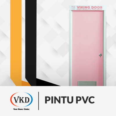 PINTU PVC POLOS VIKING PINK